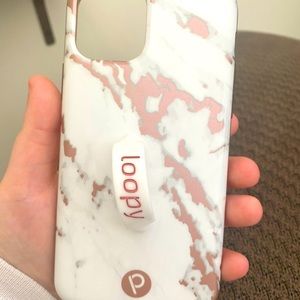 Rose Gold Metallic Loopy Case for iPhone 11 Pro